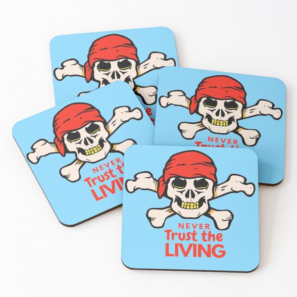 Item preview, Never Trust The Living- Funny Skull designed and sold by Kriti Rastogi.