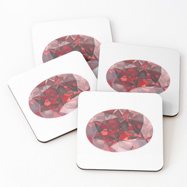 Item preview, Red Ruby Watercolour Painting designed and sold by floweringwords.