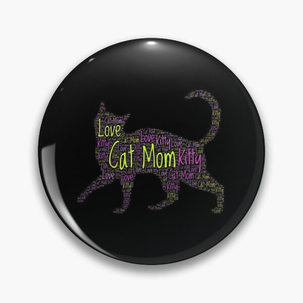 Item preview, cat mom word cloud art designed and sold by yoshra.