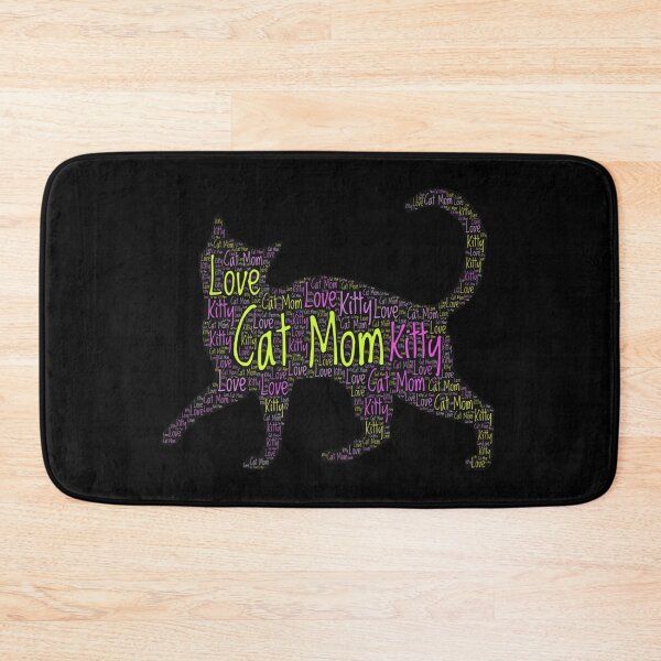 Item preview, cat mom word cloud art designed and sold by yoshra.