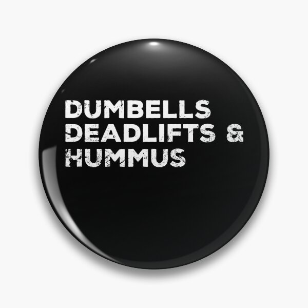 Item preview, DUMBELLS DEADLIFTS & HUMMUS designed and sold by noahs-shop.