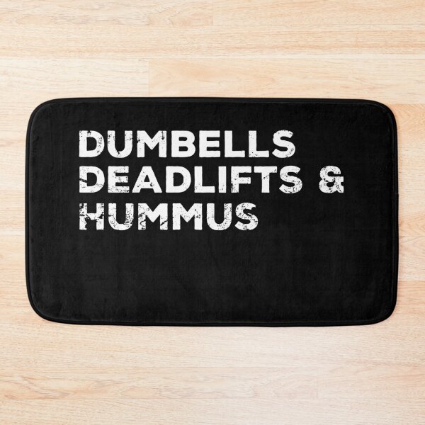 Item preview, DUMBELLS DEADLIFTS & HUMMUS designed and sold by noahs-shop.