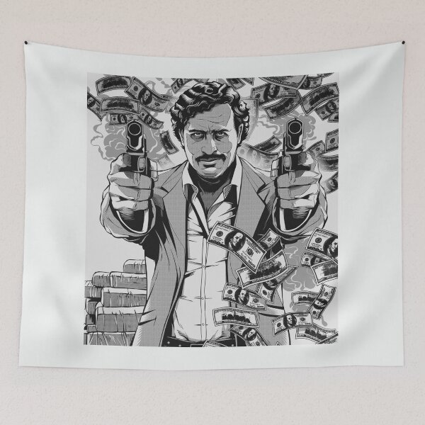 Artikelvorschau, Pablo Escobar Hoodie Pullover entworfen und verkauft von loayemara.