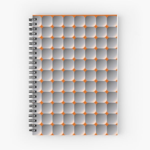 Item preview, Retro Square Scales - Burnt Orange and Grey designed and sold by Quooki.
