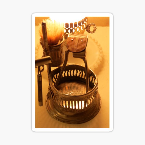 Item preview, Antique Shaving Kit...German Silver designed and sold by Diane Arndt.