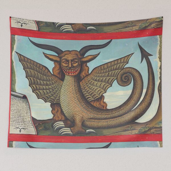 Item preview, The Beast - Medieval demonic art designed and sold by Vintage Designs +.