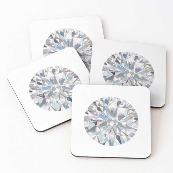 Item preview, Diamond Gemstone Watercolour Painting designed and sold by floweringwords.