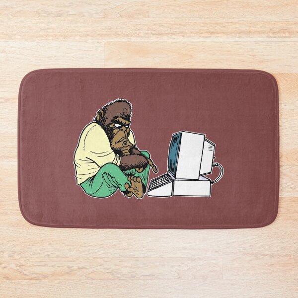 Item preview, Gorilla on Computer designed and sold by Venture-Graphix.