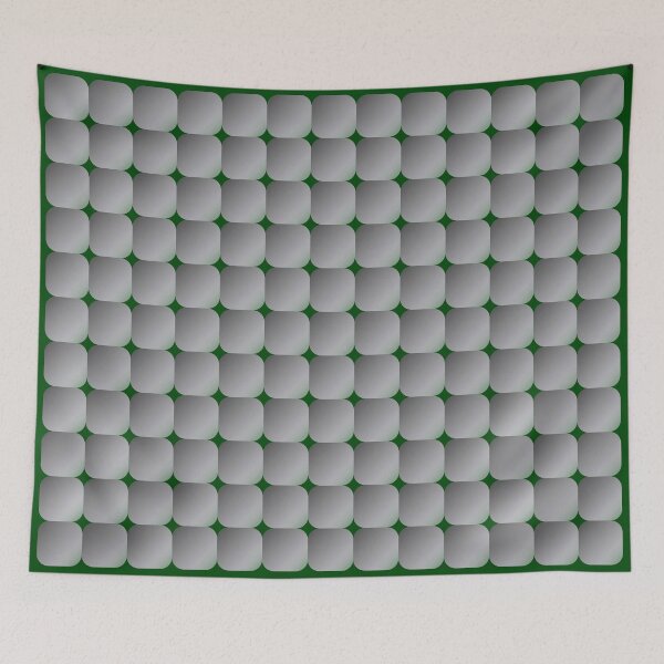 Item preview, Retro Square Scales - Dark Green and Grey designed and sold by Quooki.