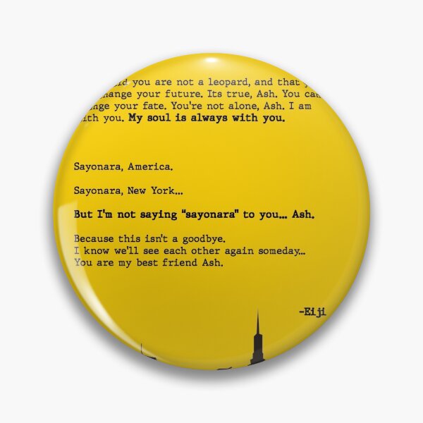 Item preview, Letter to Ash Banana Fish designed and sold by Luckygeek.