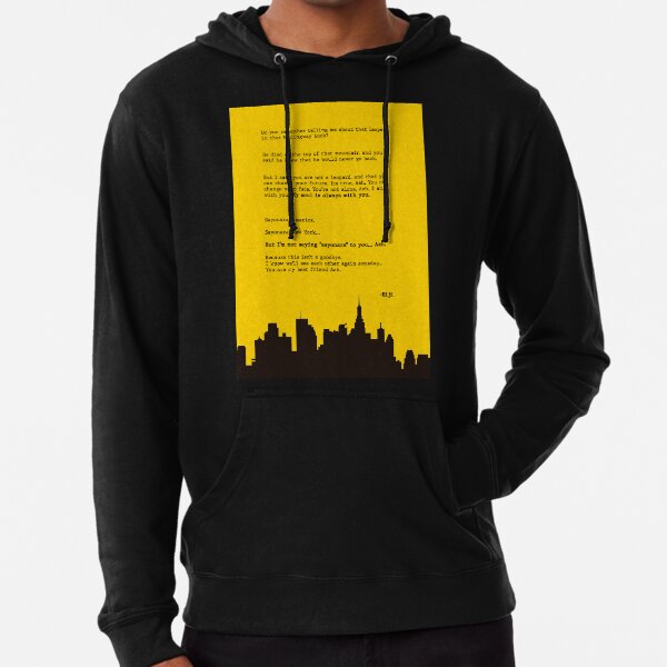 Carta a Ash Banana Fish Sudadera ligera con capucha
