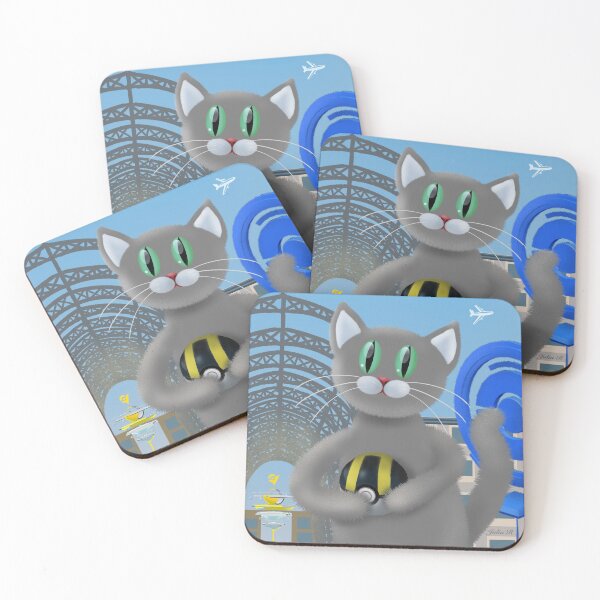 Item preview, Cat plays  - PokeArt designed and sold by Julia Rudens.