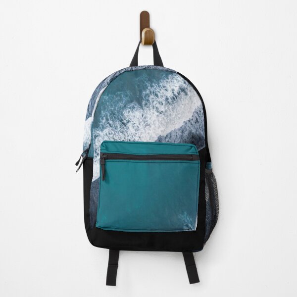Item preview, Black sand blue ocean waves oasis designed and sold by MNCO.