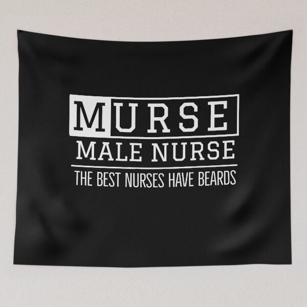 Item preview, Murse Male Nurse The Best Nurses Have Beards designed and sold by Jajulile.