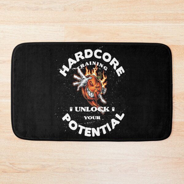 Item preview, Hardcore Training Unlock Your Potential Halloween Pumpkin Workout Bodybuilding designed and sold by ProjectX23.