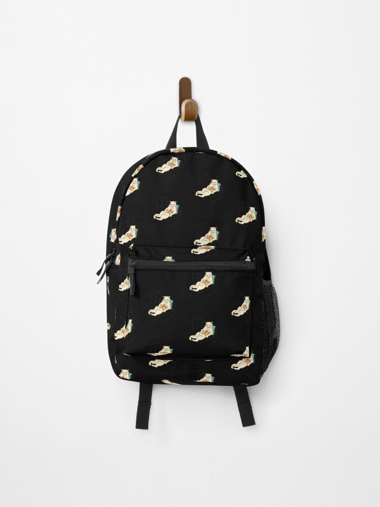 Thumbnail 1 of 3, Backpack, Chill Cat designed and sold by DavinciStore21.