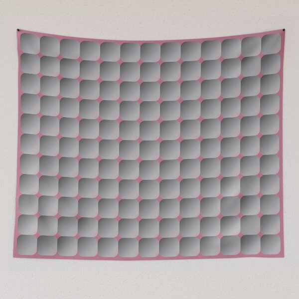 Item preview, Retro Square Scales - Dusky Pink and Grey designed and sold by Quooki.