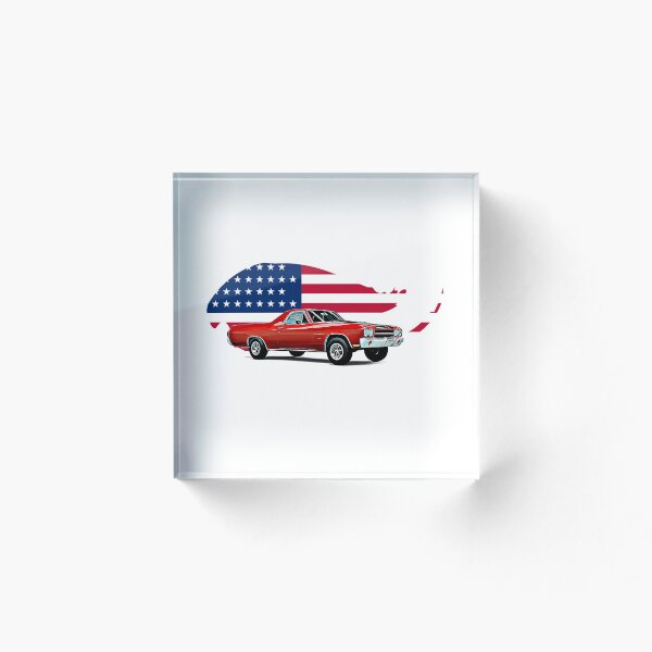 Artikelvorschau, El Camino USA Drucken entworfen und verkauft von Auto-Prints.