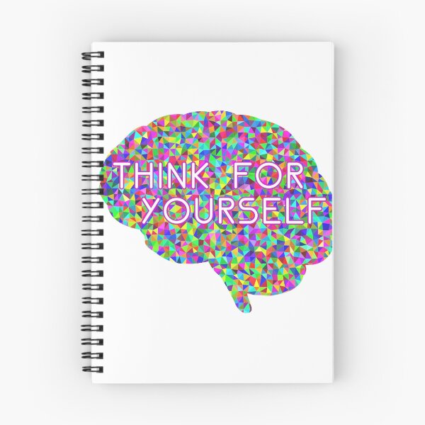 Item preview, Think For Yourself Peace Hippie Colors Free Thinking Music Art Creativity designed and sold by Sid3walk Art.