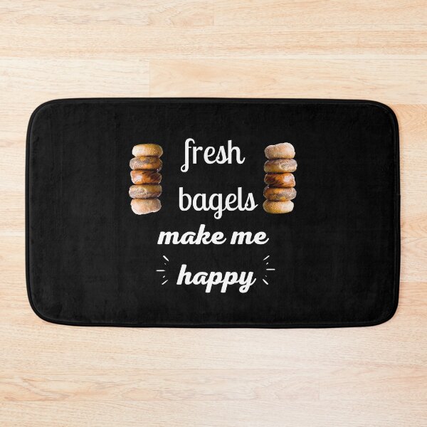 Item preview, Fresh Bagels Make Me Happy designed and sold by Ollie P.  Leo.