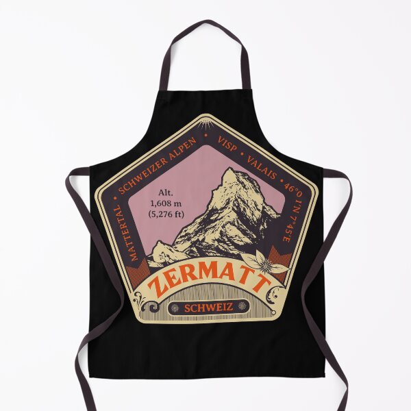 Item preview, Zermatt Switzerland Art Nouveau Original RoadTrooper T-Shirt + Sticker Design 2021 designed and sold by ROADTROOPER.