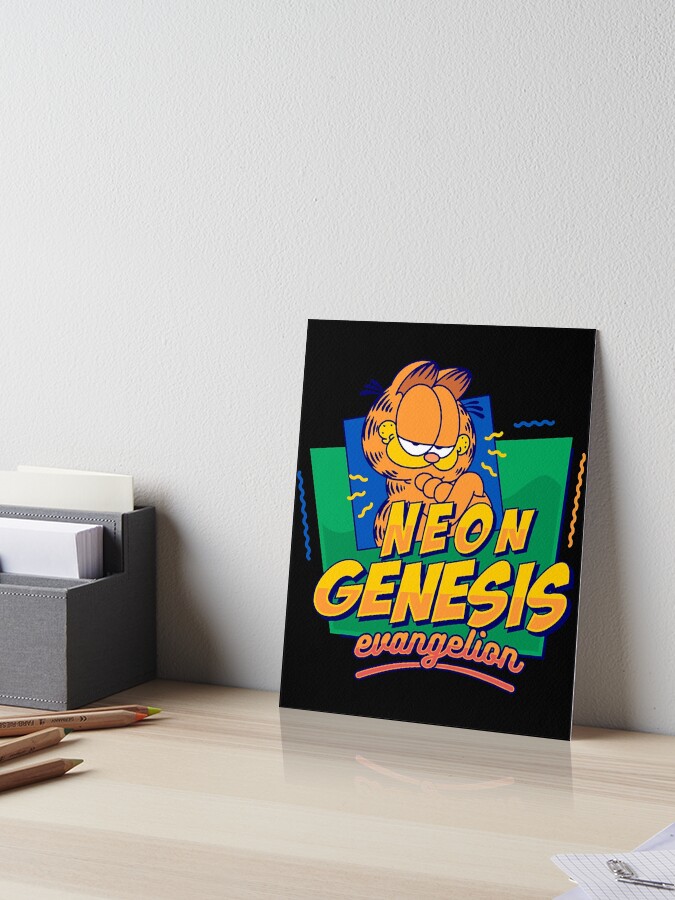 redbubble neon genesis evangelion garfield