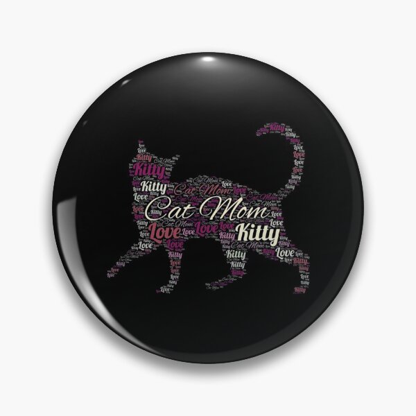 Item preview, Cat mom word cloud art designed and sold by yoshra.