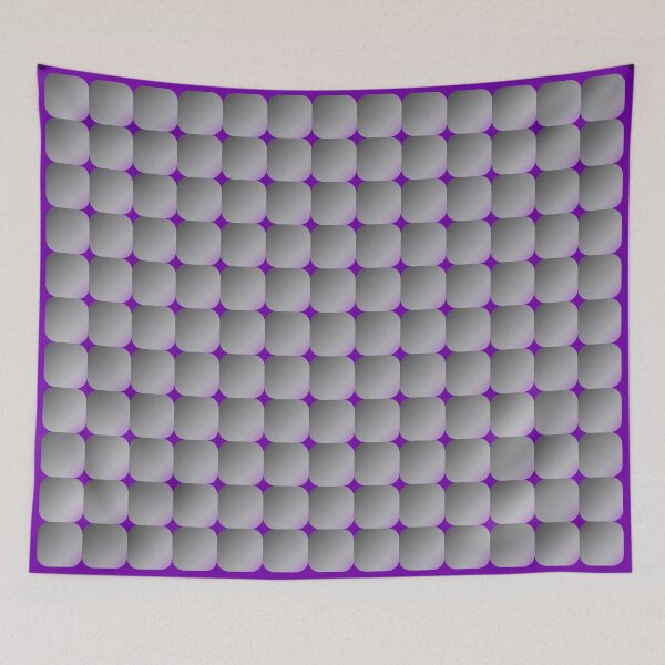 Item preview, Retro Square Scales - Purple and Grey designed and sold by Quooki.