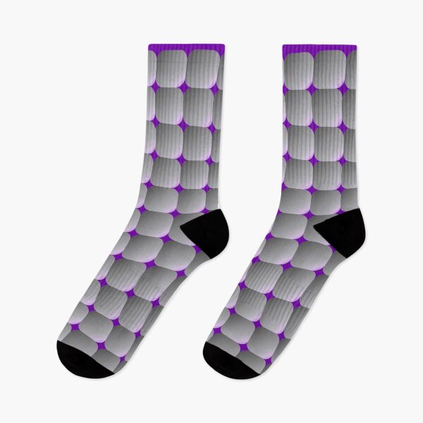 Item preview, Retro Square Scales - Purple and Grey designed and sold by Quooki.