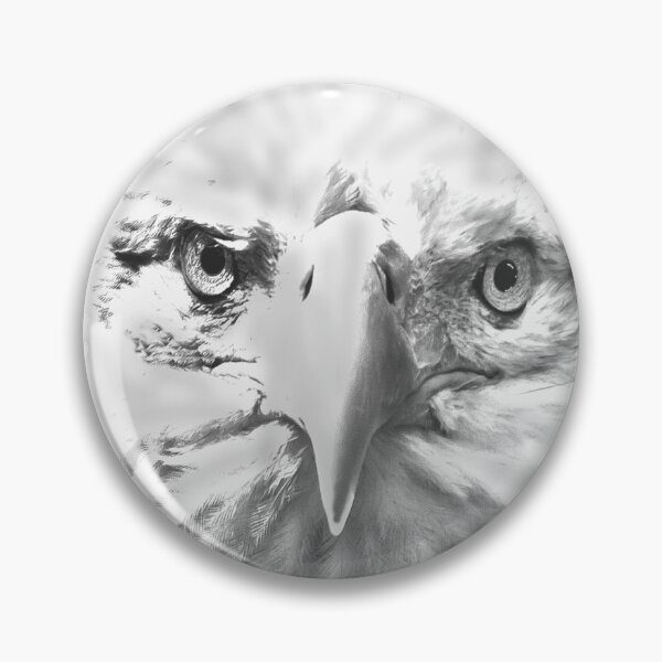 Item preview, Bald Eagle head  as a drawing designed and sold by Dalyndigital Photography.