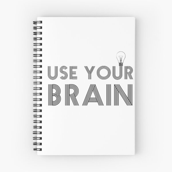 Item preview, Use Your Brain Quote Science Smart Motivational Activism Idea Creativity designed and sold by Sid3walk Art.