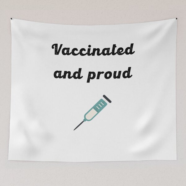 Item preview, Vaccinated and proud designed and sold by petrosdeme.