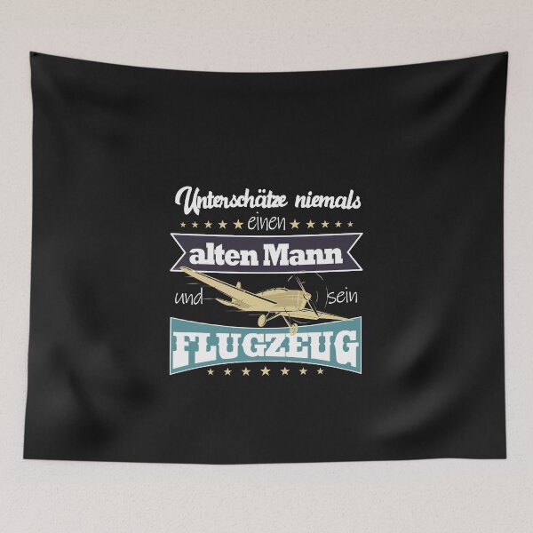 Item preview, Never underestimate an old man and his plane - present for pilots designed and sold by FouDeeziner.