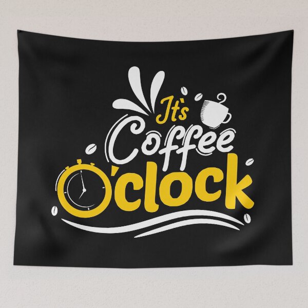 Item preview, It's Coffee O'clock designed and sold by TransFoto.