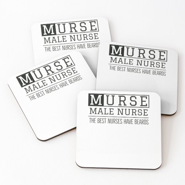 Item preview, Murse Male Nurse The Best Nurses Have Beards Black  designed and sold by Jajulile.