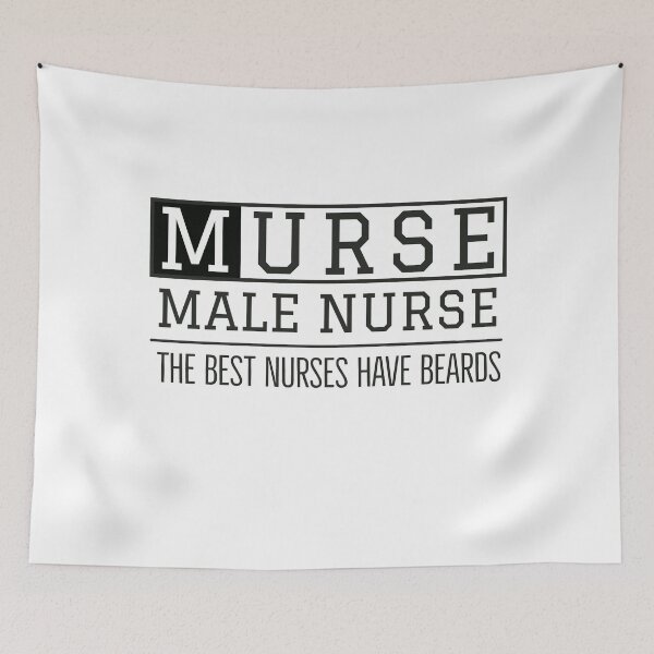 Item preview, Murse Male Nurse The Best Nurses Have Beards Black  designed and sold by Jajulile.