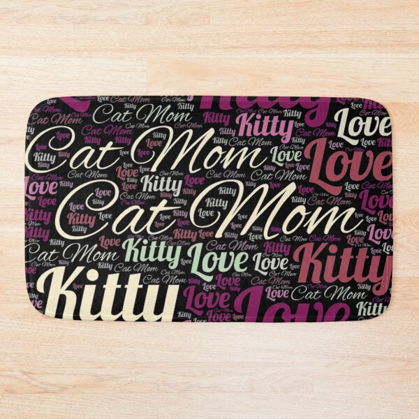 Item preview, Cat mom word cloud art designed and sold by yoshra.