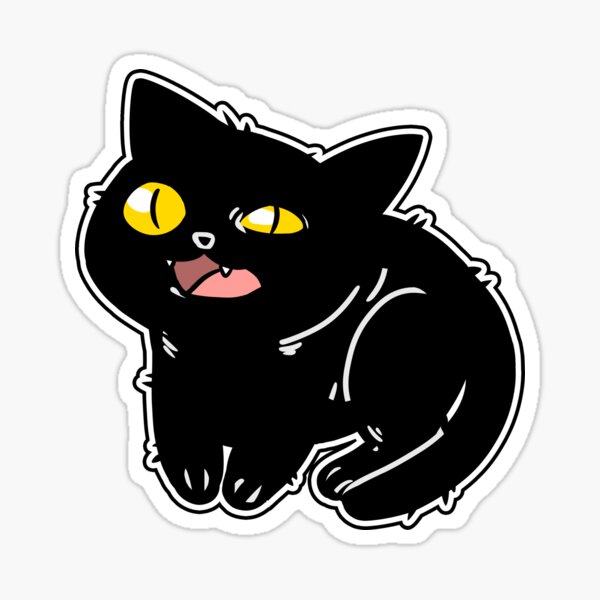 Item preview, Chaotic Black Cat designed and sold by SckioShop.