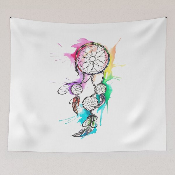 Item preview, Watercolor Boho Dream Cacher / Dreamcatcher / Boho / Rainbow / Feather Boho / Sticker / Light designed and sold by AnnaWander.