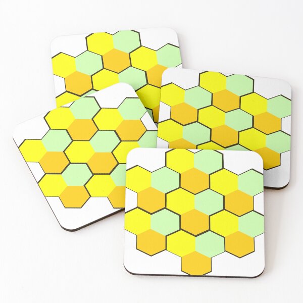Item preview, Springtime hexagonal designed and sold by hop2swing.