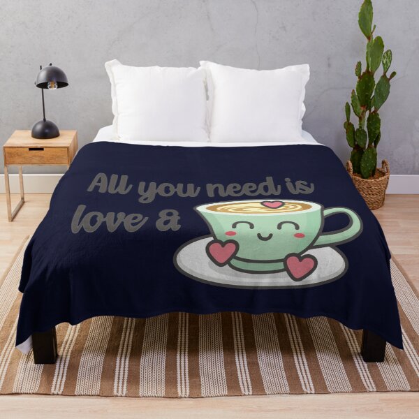 Artikelvorschau, Alles, was Sie brauchen, ist Liebe und Kaffee entworfen und verkauft von RadhaWords.
