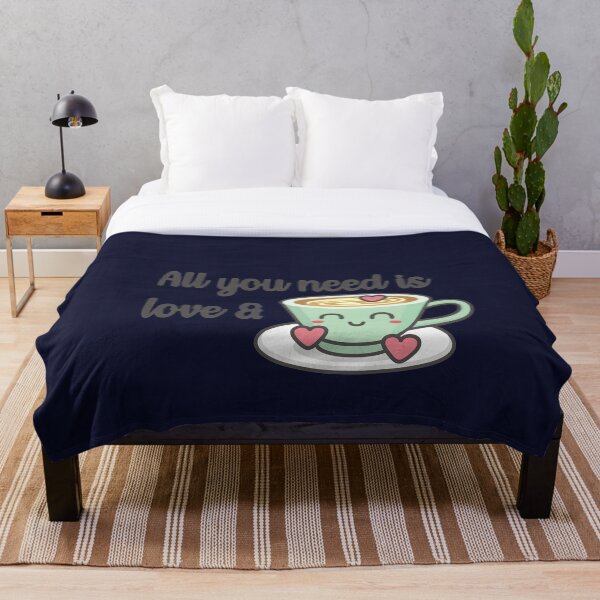 Item preview, All You Need Is Love And Coffee designed and sold by RadhaWords.