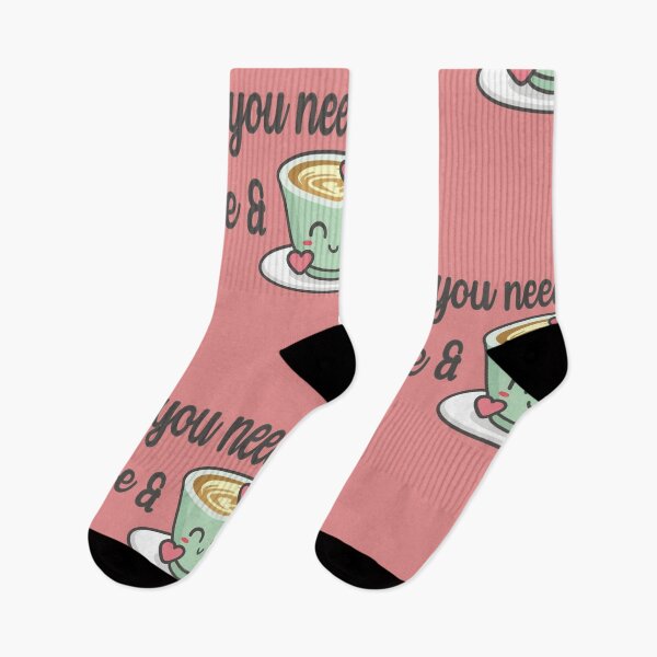 Item preview, All You Need Is Love And Coffee designed and sold by RadhaWords.