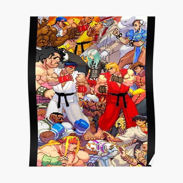 Art Poster FAST SHIPPING 32in x 22in Street Fighter Third Strike