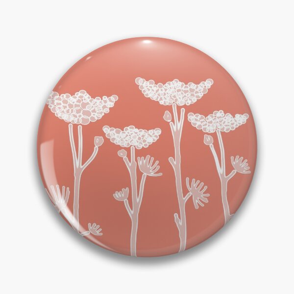 Item preview, Transparent flowers on carrot background designed and sold by Anna Ratkevich.