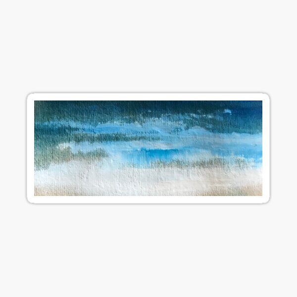 paint and water clouds Sticker