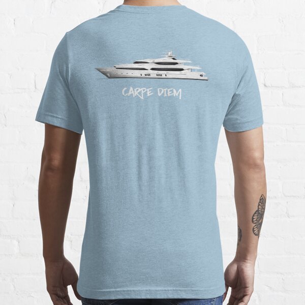 Mega yacht with anchor' Men's Premium T-Shirt