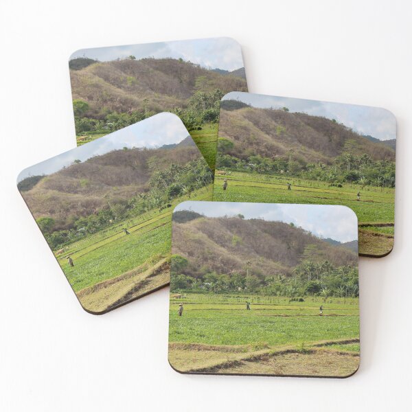 Item preview, Rice paddy workers in a field near Mawun Beach, Kuta, Lombok designed and sold by SnapTPhotograph.