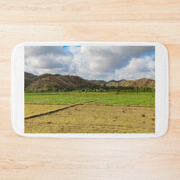 Item preview, Rice paddy workers in a field near Mawun Beach, Kuta, Lombok designed and sold by SnapTPhotograph.