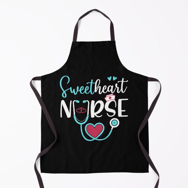 Item preview, Sweetheart Nurse Valentines Day Gifts | Heart, Cap,Stethoscope, in Blue (also available in Pink) designed and sold by InkItStudio.